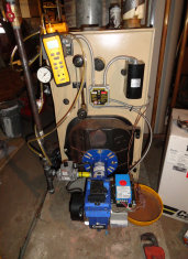 Weil McLain boilers are usually good candidates for an oil to gas burner conversion.